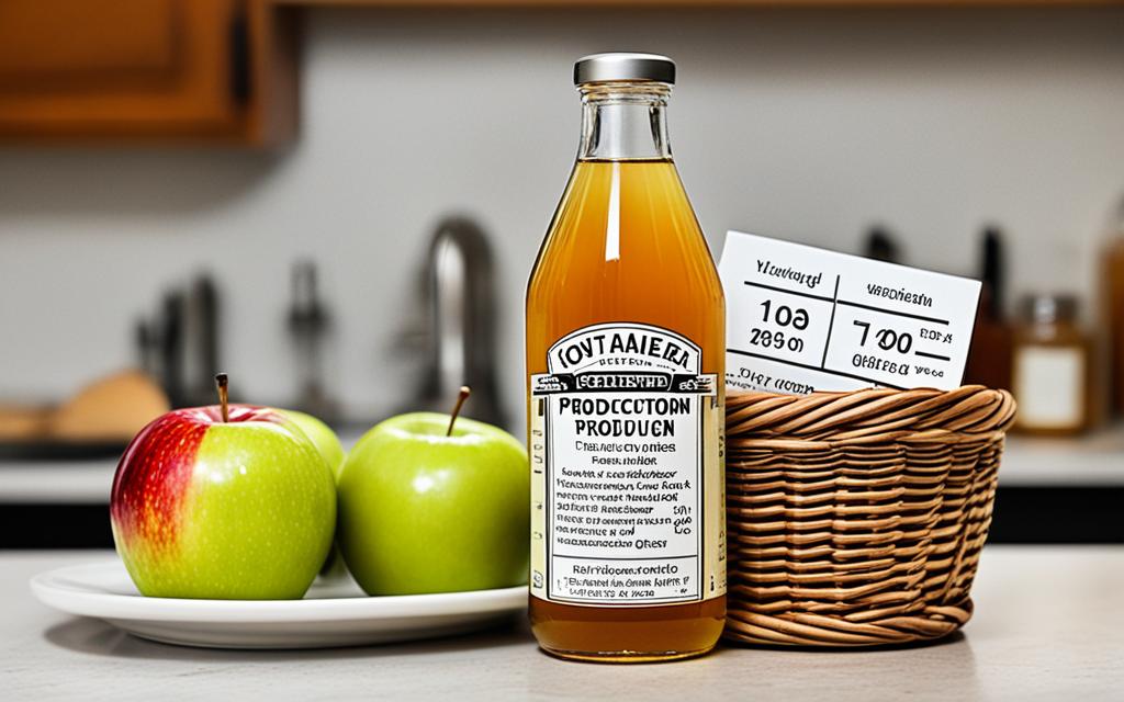 How to store apple cider vinegar